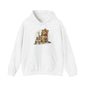 Hoodie — Funny Crowned Dog Throne Graphic Hoodie